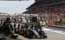Nico Hulkenberg (GER) Sahara Force India F1 VJM09 makes a pit stop.