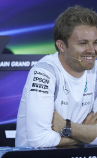 Rosberg on pole as Hamilton starts last