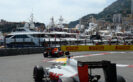Estaban Gutierrez following Max Verstappen