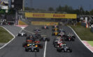 Start of the 2016 Spanish F1 GP