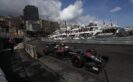 Jenson Button driving his McLaren MP4-31 at Monaco