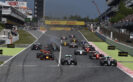 Start of the 2016 Spanish F1 GP