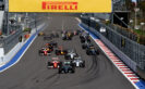 Start of the 2016 Russian F1 GP