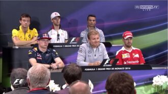 2016 Monaco F1 GP press conference
