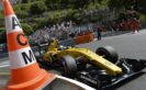Jolyon Palmer driving his Renault RS16 at Monaco