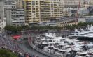 Kevin Magnussen driving his Renault RS16 at Monaco
