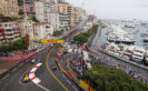 Kevin Magnussen driving his Renault RS16 at Monaco