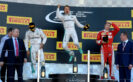 2016 Russian F1 GP podium: 1. Rosberg, 2. Hamilton, 3. Raikkonen