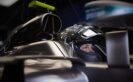 Nico Rosberg in his cockpit