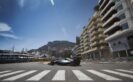 Lewis Hamilton drives his Mercedes W07 at Monaco