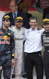 Race results 2016 Monaco F1 grand prix