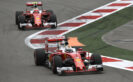 Sebastian Vettel and Kimi Raikkonen, Ferrari SF14-H