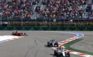 Valtteri Bottas, Williams FW38 Mercedes, leads Lewis Hamilton, Mercedes F1 W07 Hybrid, and Kimi Raikkonen, Ferrari SF16-H