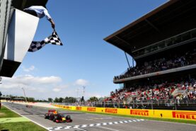 Max Verstappen wins his first F1 GP for Red Bull at Catalunya circuit at the 2016 Spanish GP