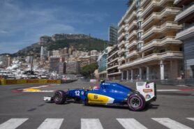 Pelipe Nasr driving his Sauber C35 at Monaco