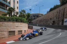 Pelipe Nasr & Marcus Ericsson driving their Sauber C35 at Monaco