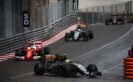 Sergio Perez driving his Force India VJM09 at Monaco