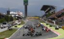 Start of the 2016 Spanish F1 GP