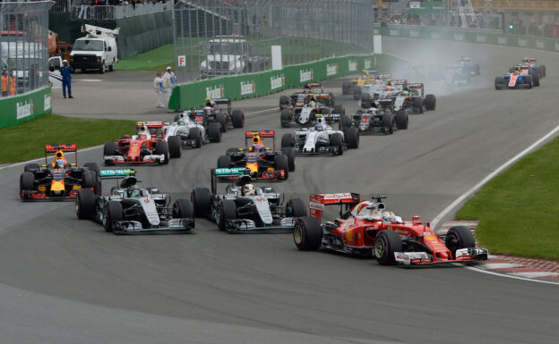 HiRes wallpapers pictures 2016 Canadian F1 GP 1 Start of the 2016 Canadian F1 GP