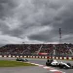 Circuit Gilles Villeneuve, Montréal, Canada. Dimanche 12 juin 2016. Valtteri Bottas, Williams FW38 Mercedes, devance Nico Rosberg, Mercedes F1 W07 Hybride. Photo : Glenn Dunbar/Williams réf. : Digital Image _V2I5116