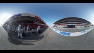 360: Williams pitstop up close