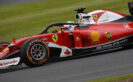 Sebastian Vettel in the Ferrari SF16-H
