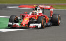 Sebastian Vettel in the Ferrari SF16-H