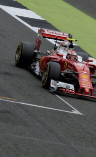 Ferrari racing heavier car in Hungary