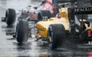 Hungarian GP F1/2016, Jolyon Palmer in the rain.