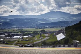 Mercedes W07 on track at Austrian GP 2016