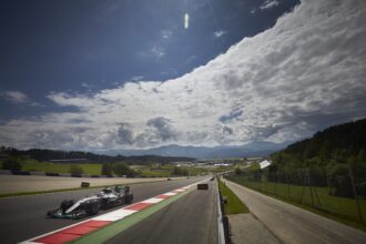 Mercedes Team at Redbull Ring at Austrian GP 2016