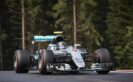 Nico Rosberg driving his Mercedes W07 in Austria