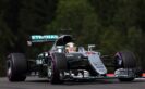 Lewis Hamilton drives Mercedes W07 / Mercedes V6 Turbo at Austrian GP