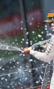 Hamilton's best Formula 1 celebrations video