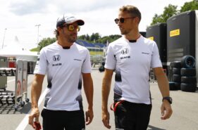 Fernando Alonso and Jenson Button.