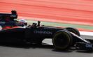 Fernando Alonso on track.