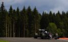 Fernando Alonso on track.