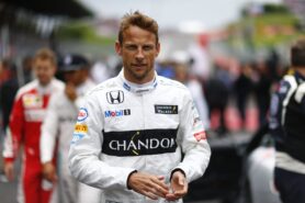 Jenson Button on the grid.