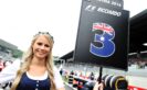 The grid girl of Daniel Ricciardo of Australia and Red Bull Racing before the Formula One Grand Prix of Austria at Red Bull Ring.