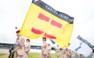 Carlos Sainz's of Scuderia Toro Rosso Grid Girl and Flag