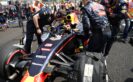 Daniel Ricciardo on the grid before during the Formula One Grand Prix of Hungary 2016.