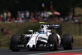Valtteri Bottas, Williams FW38 Mercedes. Hungarian GP F1/2016.