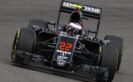 Jenson Button on track.