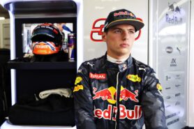 SPA, BELGIUM F1/2016: Max Verstappen of Red Bull Racing waits in the garage during qualifying.