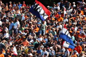 SPA, BELGIUM F1/2016: Max Verstappen Fans in the grandstand.