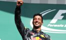 SPA, BELGIUM F1/2016: Daniel Ricciardo of Red Bull Racing celebrates on the podium.