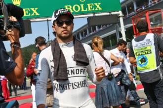 Серхио Перес (MEX) Сахара Форс Индия F1 / 2016 на сетке. Гран При Бельгии