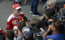 GP ITALIA F1/2016 Sebastian Vettel talks with the press.