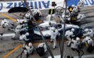 Valtteri Bottas, Williams FW38 Mercedes, makes a pit stop at Italian GP F1/2016.