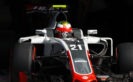 Esteban Guitierrez leaves the garage at Monza, Italian GP F1/2016